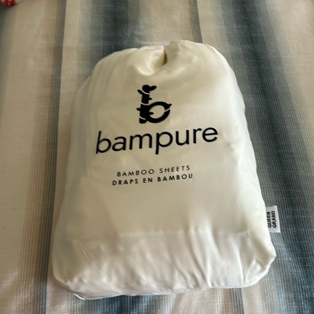 BAMPURE 100% Viscose from Bamboo Sheets Queen Size